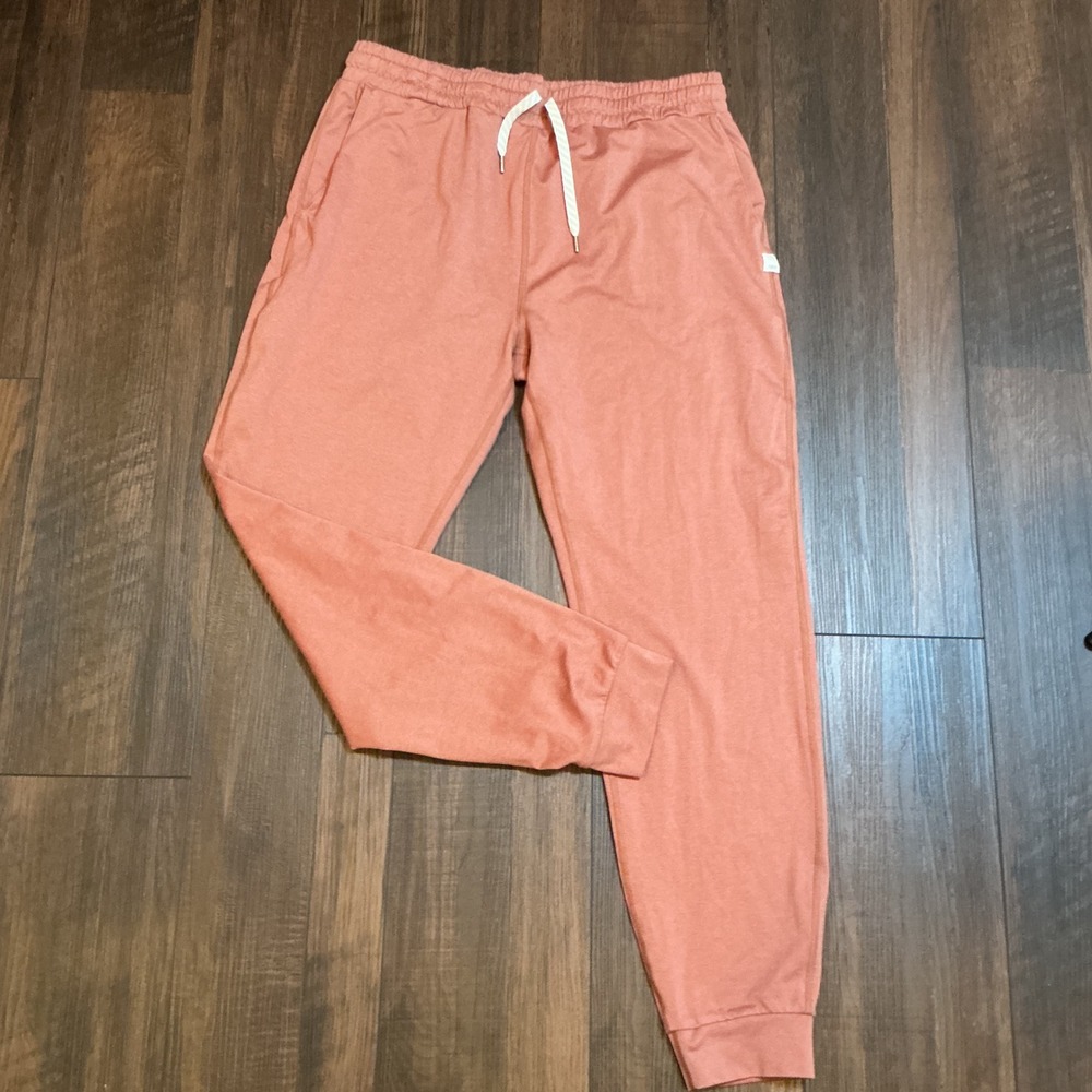 Vuori Performance Jogger Terracotta Clay Drawstring Sweatpants Large VW303-L